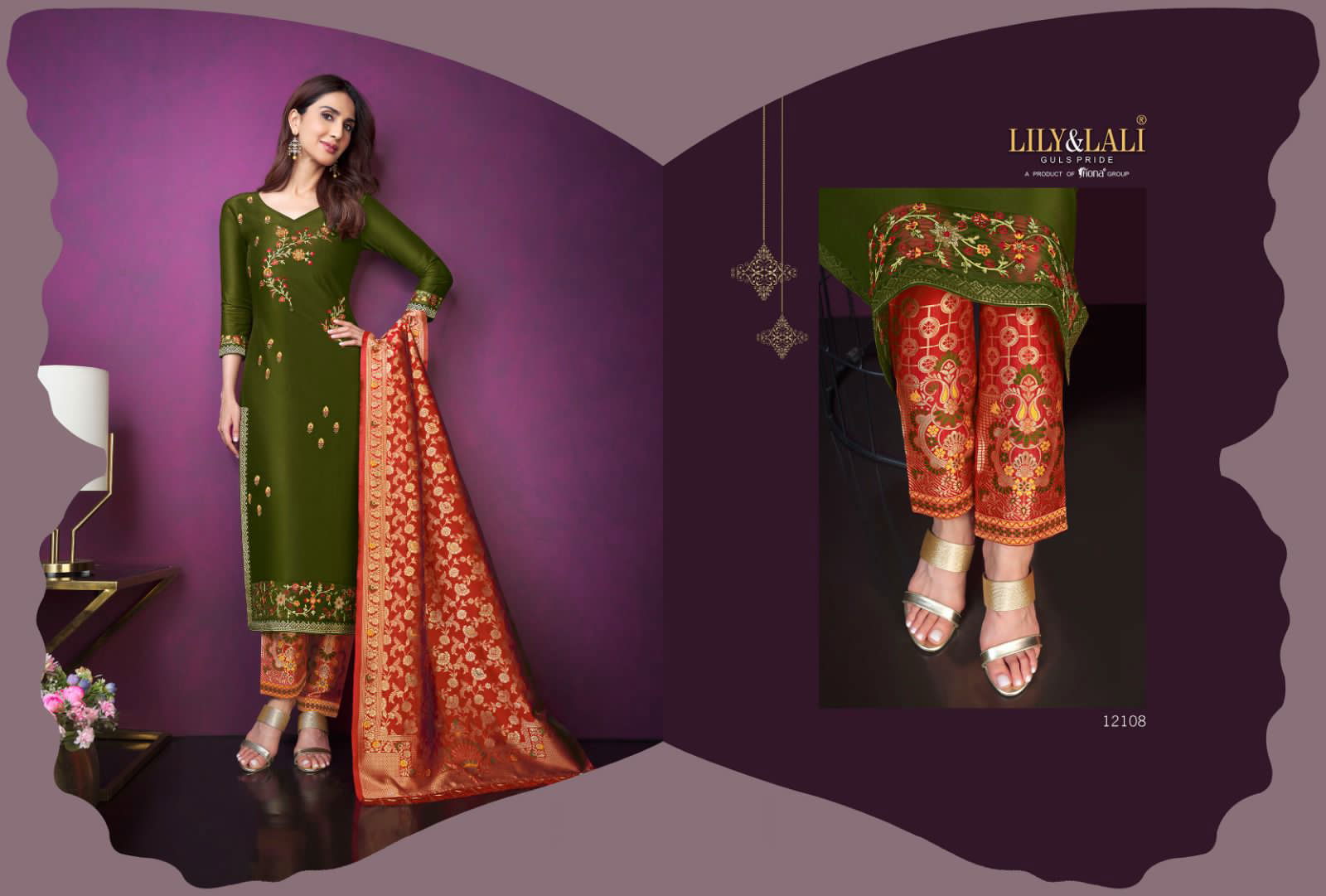 Meenakri Vol 3 By Lily And Lali Readymade Suits Catalog
